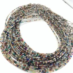 Natural Stone Lapis Lazuli Olivine Tourmaline 2mm Round Section Mini Necklaces Bracelet Are Suitable for Men and Women Gifts
