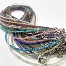 Natural Stone Lapis Lazuli Olivine Tourmaline 2mm Round Section Mini Necklaces Bracelet Are Suitable for Men and Women Gifts