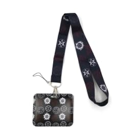 Supernatural SPN Creative Lanyard Card Holder Student Hanging Neck Phone Lanyard Badge Subway Access Card Holder Accessories