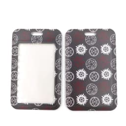 Supernatural SPN Creative Lanyard Card Holder Student Hanging Neck Phone Lanyard Badge Subway Access Card Holder Accessories