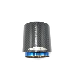 Black Chrome and Carbon Fiber Muffler Tip Fit for Mini Cooper Exhaust Tip R55 R56 R57 R58 R59 R60 R61 F54 F55 F56 F57 F60