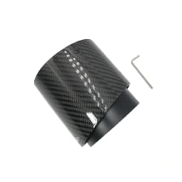 Black Chrome and Carbon Fiber Muffler Tip Fit for Mini Cooper Exhaust Tip R55 R56 R57 R58 R59 R60 R61 F54 F55 F56 F57 F60