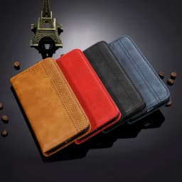 Leather Case For Poco X8 M8 F9 F8 F7 Ultra X7 F6 X6 F5 F3 X5 X3 F4 X4 GT M4 M3 M6 M7 Pro Max M5S C65 C75 Flip Book Case Cover