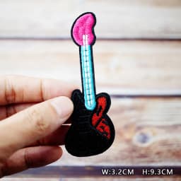 Dinosaur Eye Cat Heart Shoes Patches Embroidery For T-Shirt Iron On Appliques Clothes Jeans Stickers Badges Lightning Hand Beer