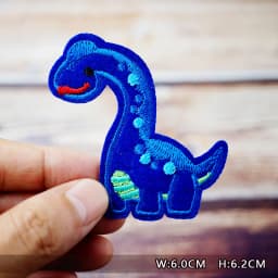 Dinosaur Eye Cat Heart Shoes Patches Embroidery For T-Shirt Iron On Appliques Clothes Jeans Stickers Badges Lightning Hand Beer