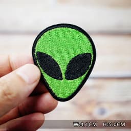 Dinosaur Eye Cat Heart Shoes Patches Embroidery For T-Shirt Iron On Appliques Clothes Jeans Stickers Badges Lightning Hand Beer