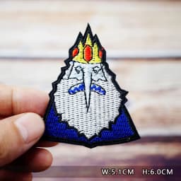 Dinosaur Eye Cat Heart Shoes Patches Embroidery For T-Shirt Iron On Appliques Clothes Jeans Stickers Badges Lightning Hand Beer