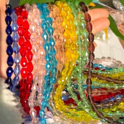 8x12mm Multicolor Faceted Water Drop Austria Crystal Glass Beads Briolette Teardrop Loose Beads for Jewelry Making Diy Bracelets