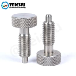 VCN230-BN M6/8/10/12/16 All Stainless Steel Spring Screw Bolts Knurled Knob Index Plungers