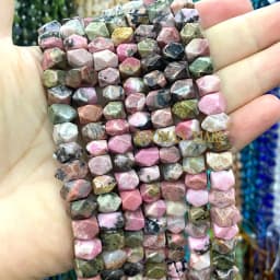 Wholesale 100% Natural Amethysts Lemon Citrines Prehnite Mix Wheel Faceted Stone Beads For Jewelry Making DIY Bracelet 6-11MM
