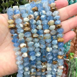 Wholesale 100% Natural Amethysts Lemon Citrines Prehnite Mix Wheel Faceted Stone Beads For Jewelry Making DIY Bracelet 6-11MM