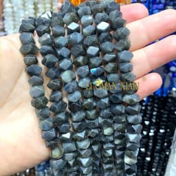 Wholesale 100% Natural Amethysts Lemon Citrines Prehnite Mix Wheel Faceted Stone Beads For Jewelry Making DIY Bracelet 6-11MM