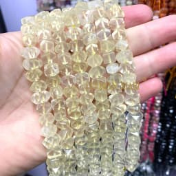 Wholesale 100% Natural Amethysts Lemon Citrines Prehnite Mix Wheel Faceted Stone Beads For Jewelry Making DIY Bracelet 6-11MM