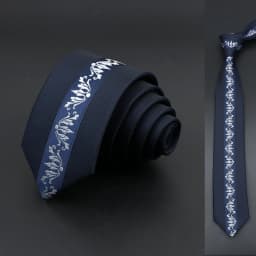 Skinny 6cm Ties For Men Wedding Dress Necktie Floral Paisley Patchwork Black Blue Tie Business Slim Shirt Accessory Gift Cravate