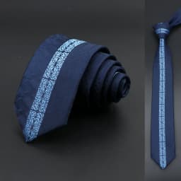 Skinny 6cm Ties For Men Wedding Dress Necktie Floral Paisley Patchwork Black Blue Tie Business Slim Shirt Accessory Gift Cravate