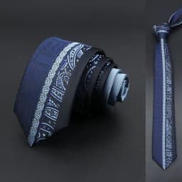 Skinny 6cm Ties For Men Wedding Dress Necktie Floral Paisley Patchwork Black Blue Tie Business Slim Shirt Accessory Gift Cravate