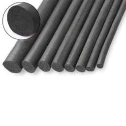 5M EPDM Rubber Foam Sealing strip Round shape solid Sponge tape high density O type Soundproof Weatherstrip Hardware Accessories