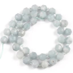 Natural Faceted Dark Blue Sapphire Stone Beads Olive Shape Loose Spacer Beads For DIY Jewelry Making Bracelet Accessories 15''