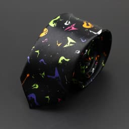 Classic Fashion Men's Music Tie Holiday Festival Printed Piano Guitar Smiling Face Polyester 5cm Width Black Wihte Necktie Gift
