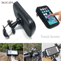 Bicycle Motorcycle Phone Holder Waterproof Phone Bag For Samsung Galaxy S20 S21 Ultra M51 S9 Mobile Stand Support Scooter Cover