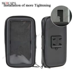 Bicycle Motorcycle Phone Holder Waterproof Phone Bag For Samsung Galaxy S20 S21 Ultra M51 S9 Mobile Stand Support Scooter Cover