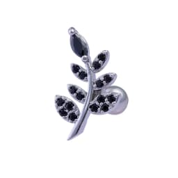 1PC Cartilage Earring for Women Stainless Steel Crystal CZ Flower Helix Ear Studs Punk Ear Piercing 16G Tragus Conch Bar Jewelry