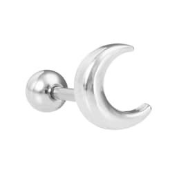 1PC Cartilage Earring for Women Stainless Steel Crystal CZ Flower Helix Ear Studs Punk Ear Piercing 16G Tragus Conch Bar Jewelry