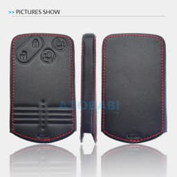 Leather Car Key Cases Smart Keyless Entry Remote Control Fobs Shell Protector Cover Skin For Mazda 5 6 CX-7 CX-9 RX-8 Miata MX-5