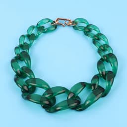 FishSheep Transparent Acrylic Chunky Choker Necklace For Women Resin Big Collar Long Pendant Necklaces 2023 Y2k Accessories
