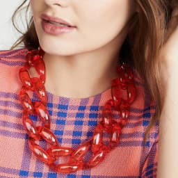 FishSheep Transparent Acrylic Chunky Choker Necklace For Women Resin Big Collar Long Pendant Necklaces 2023 Y2k Accessories