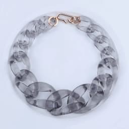 FishSheep Transparent Acrylic Chunky Choker Necklace For Women Resin Big Collar Long Pendant Necklaces 2023 Y2k Accessories
