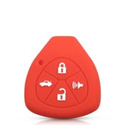 KEYYOU Silicone Car Key Case Cover For Toyota Auris HiLux Corolla Fortuner Prado Verso Camry Yaris Vitz Vios Ractis 2/3/4 Button