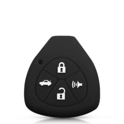 KEYYOU Silicone Car Key Case Cover For Toyota Auris HiLux Corolla Fortuner Prado Verso Camry Yaris Vitz Vios Ractis 2/3/4 Button