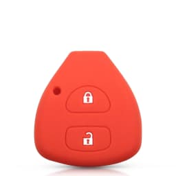KEYYOU Silicone Car Key Case Cover For Toyota Auris HiLux Corolla Fortuner Prado Verso Camry Yaris Vitz Vios Ractis 2/3/4 Button
