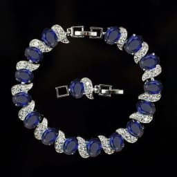 Fashion Exquisite Color Crystal Inlaid Ladies Charm Bracelet Engagement Wedding Jewelry