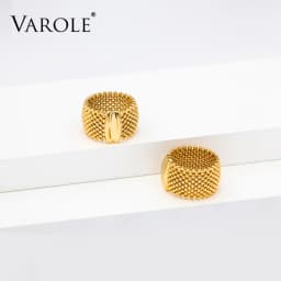 VAROLE Beads Rings For Women Gold Color Elegant Ring Friends Gifts Fashion Jewelry Anillos Mujer