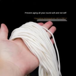 Foamed Silicone Rubber Seal Strip Silicon Sponge Cord Round Solid VMQ Dia.1/2/3/4/4.5/5/6/7/8/9/10/11/12-30