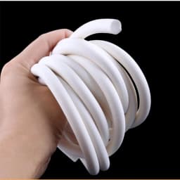 Foamed Silicone Rubber Seal Strip Silicon Sponge Cord Round Solid VMQ Dia.1/2/3/4/4.5/5/6/7/8/9/10/11/12-30