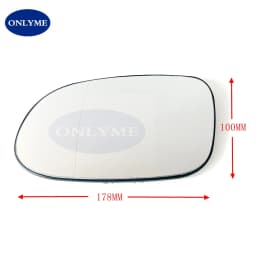 Wide Angle Heated Mirror Glass for MERCEDES BENZ CLK 1997-2008 / SLK 1996-2004 / A-CLASS 1997-2004 (Not Fit for R171, R230)