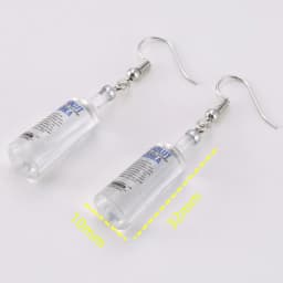 Yungqi Fashion Resin Beer Bottle Earring Creative Simulation of Mineral Bottles Earrings Cute Handmade Earrings Womens Jewelry