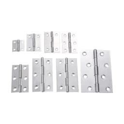 5Pcs 1/1.5/2/2.5/3 Inch Mini Flat Hinge Stainless Steel Cabinet Doors Windows Hinge Wooden Box DIY