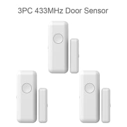 PGST Tuya 433MHz Magnetic Door Alarm Sensor Smart Home Life Window Door Sensor For House Alarm Security Protection System