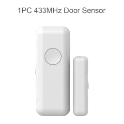PGST Tuya 433MHz Magnetic Door Alarm Sensor Smart Home Life Window Door Sensor For House Alarm Security Protection System