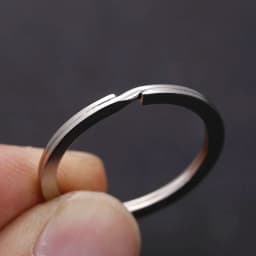 20pcs Stainless Steel Split Key Rings 1.5x25mm Jump Rings Metal Hook Ring for Keychain Making DIY Handmade Jewelry Accessories