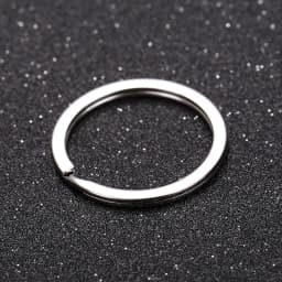 20pcs Stainless Steel Split Key Rings 1.5x25mm Jump Rings Metal Hook Ring for Keychain Making DIY Handmade Jewelry Accessories