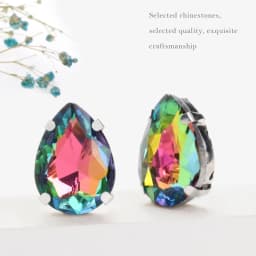 20/10pcs Sew on Claw Drop Rhinestone Multi Size Wholesale Glass Button Teardrop Clothing Decoration Rhinestone for Needlework