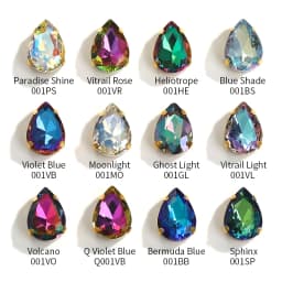 20/10pcs Sew on Claw Drop Rhinestone Multi Size Wholesale Glass Button Teardrop Clothing Decoration Rhinestone for Needlework
