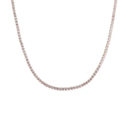 ANDYWEN 925 Sterling Silver 1.5mm Tennis Zircon Charm Long Chain Necklace Rock Punk Fashion Fine Jewelry Gift Wedding Party