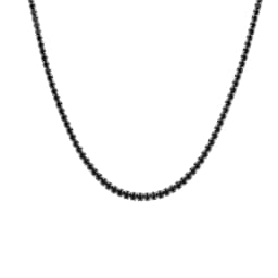 ANDYWEN 925 Sterling Silver 1.5mm Tennis Zircon Charm Long Chain Necklace Rock Punk Fashion Fine Jewelry Gift Wedding Party