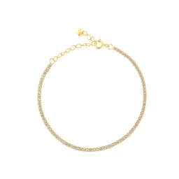 ANDYWEN 925 Sterling Silver 1.5mm Tennis Zircon Charm Long Chain Necklace Rock Punk Fashion Fine Jewelry Gift Wedding Party